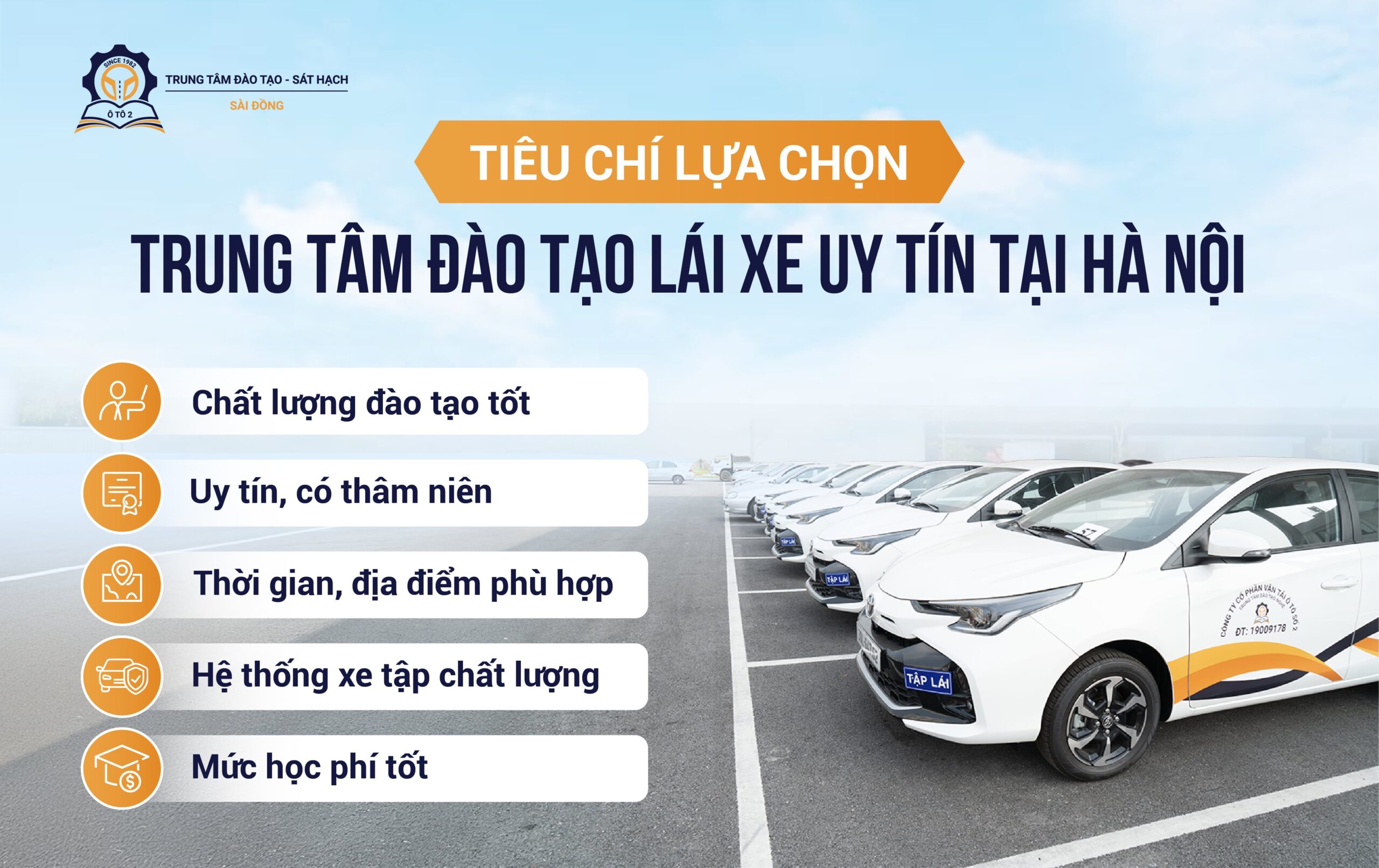 Tiêu chí lựa chọn trung tâm đào tạo lái xe uy tín tại Hà Nội